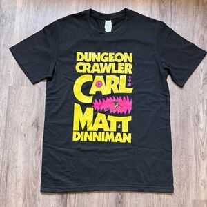 Dungeon Crawler Carl Black Graphic T-Shirt - Size Medium (Unisex)